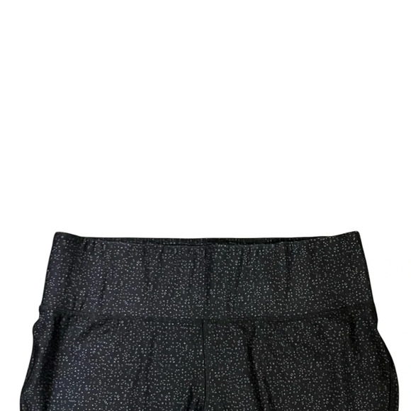 Women’s LIVI Active Cropped Leggings Plus Size 18/20 black gray speckled - Picture 2 of 5